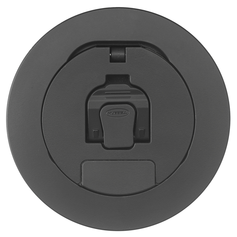 Image of Hubbell Wiring Device-Kellems S1R4CVRBLK