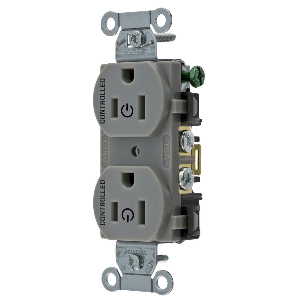 Image of Hubbell Wiring Device-Kellems BR15C2GRY