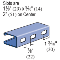 Image of Unistrut P5000T-10PG