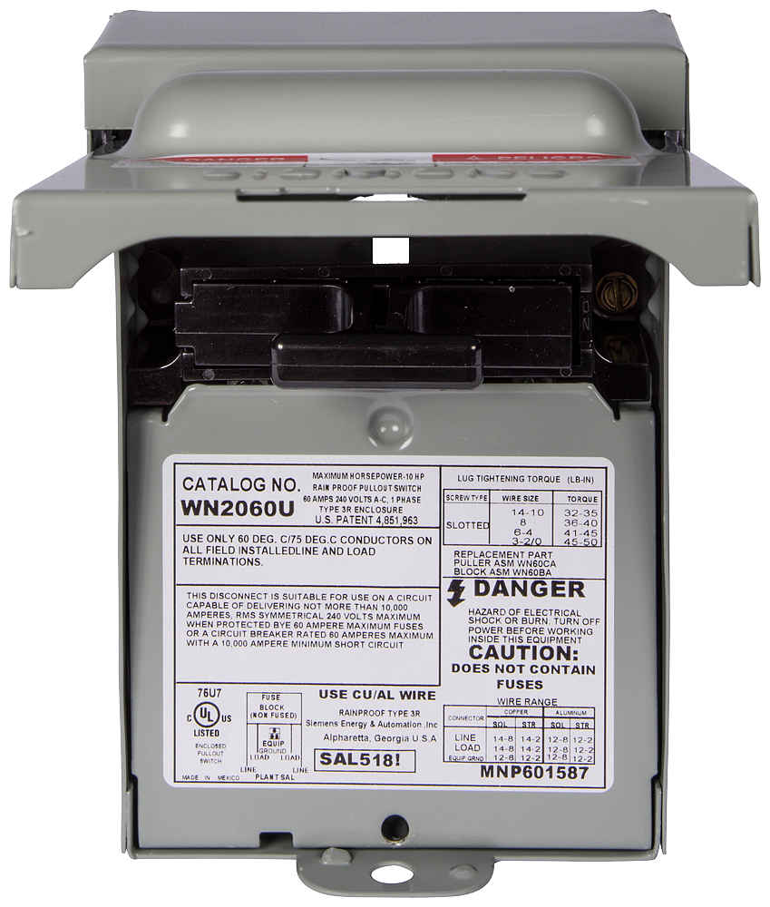 Image of Siemens WN2060U