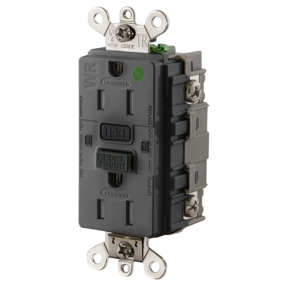 Image of Hubbell Wiring Device-Kellems GF8200SGBK