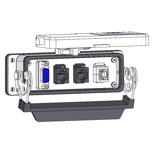 Image of Mencom DB09-2RJ45-USB-BFAF-24