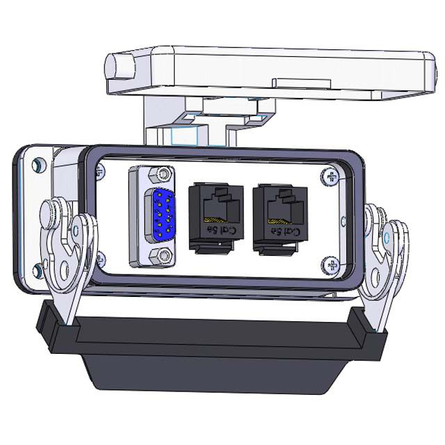 Image of Mencom DB09-2RJ45-16LS