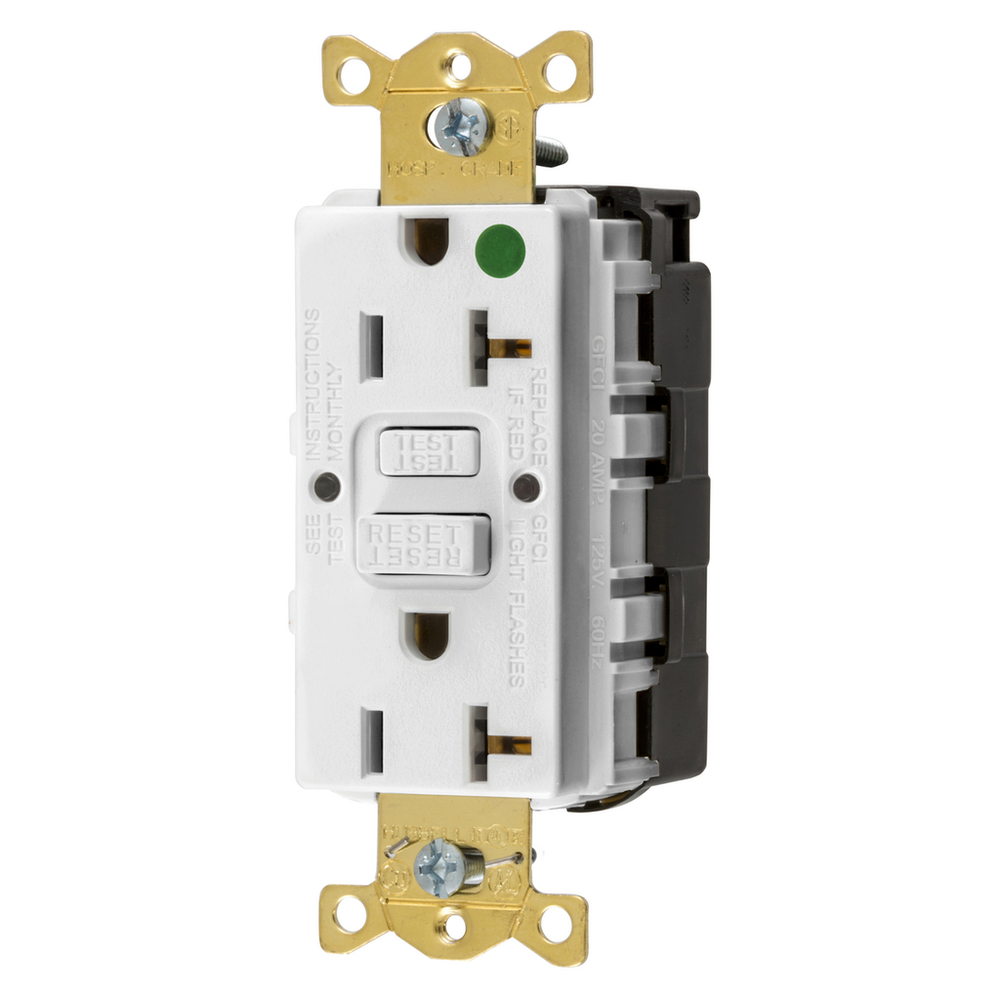 Image of Hubbell Wiring Device-Kellems GFRST83SNAPW