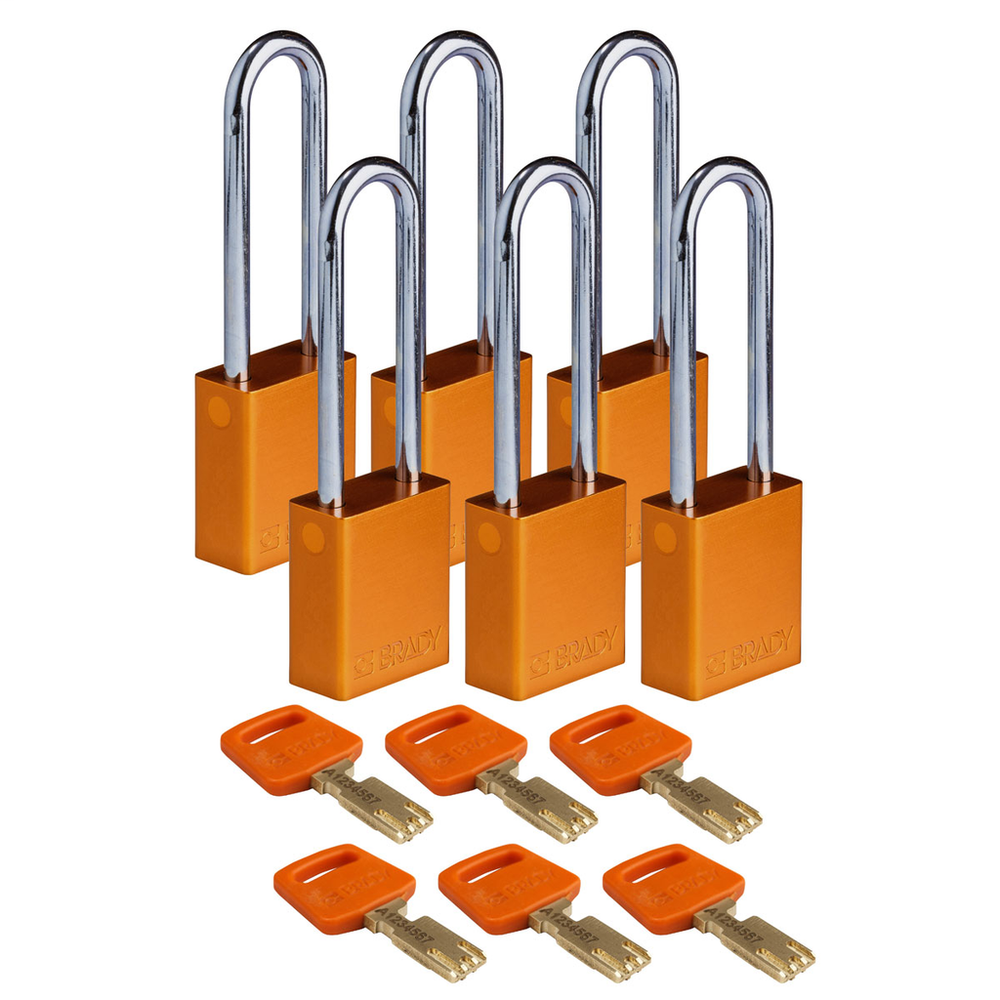 Image of Brady ALU-ORG-76ST-KA6PK