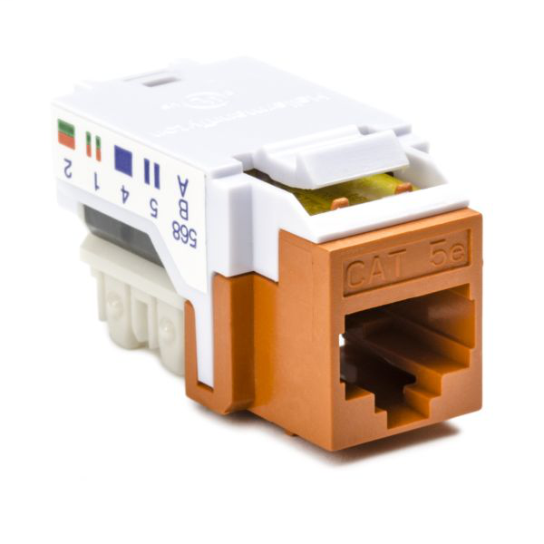Image of HellermannTyton RJ45FC5E-ORN
