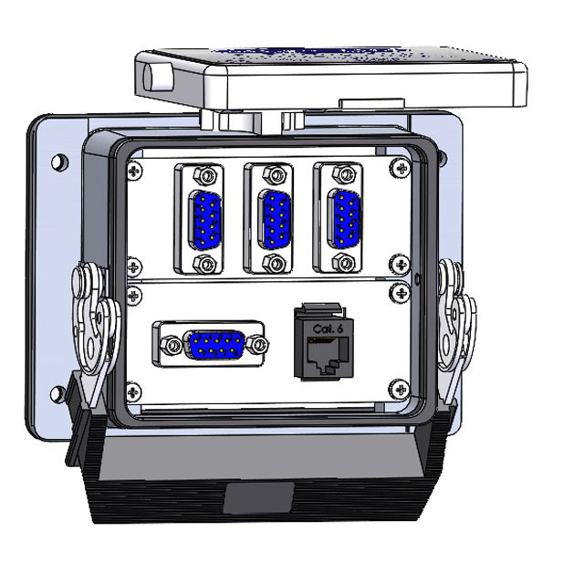 Image of Mencom DB09-4-RJ45-32