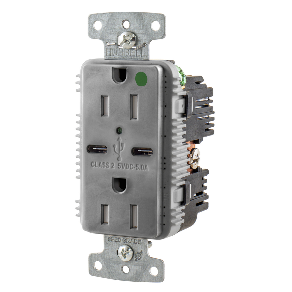 Image of Hubbell Wiring Device-Kellems USB8200C5GY
