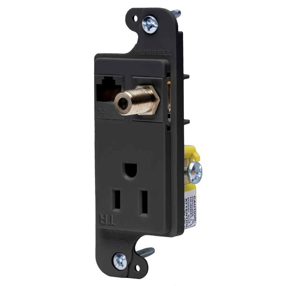 Image of Hubbell Wiring Device-Kellems RJ650BKTR