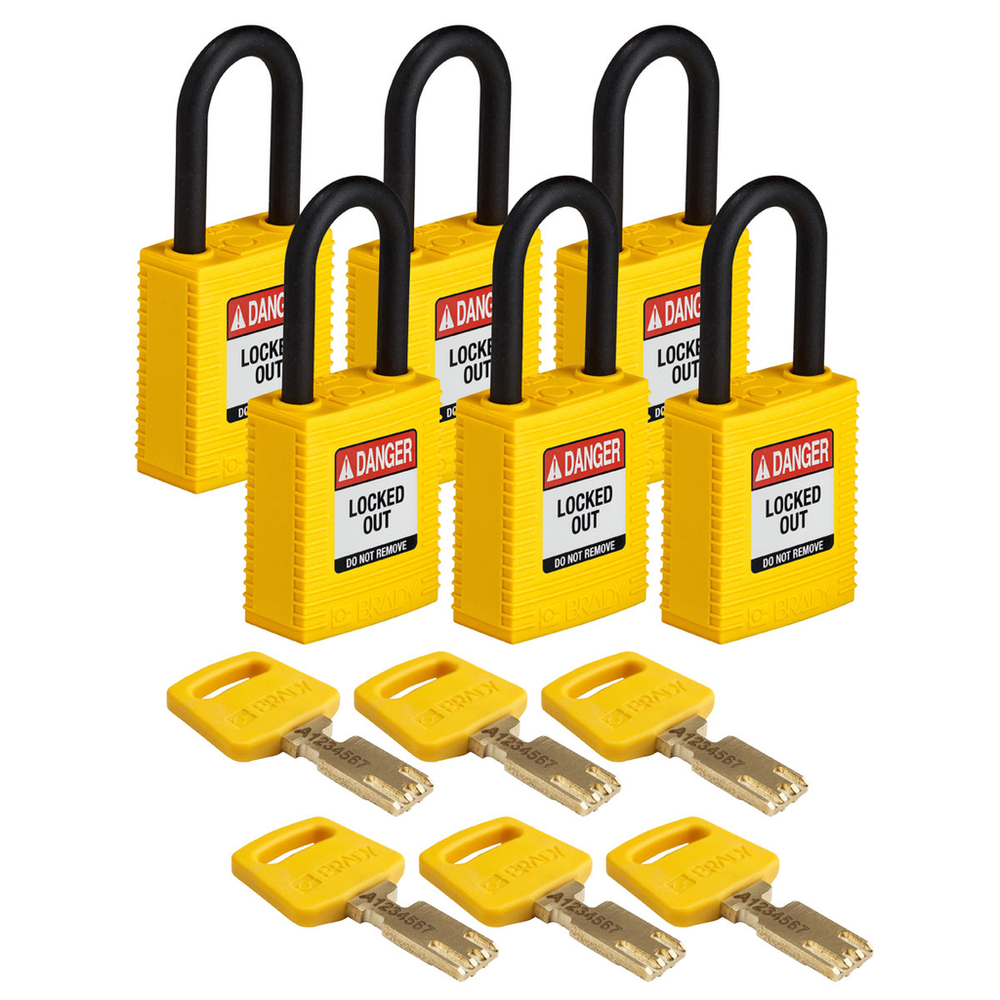 Image of Brady NYL-YLW-38PL-KD6PK