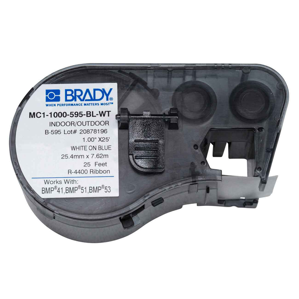 Image of Brady MC1-1000-595-BL-WT