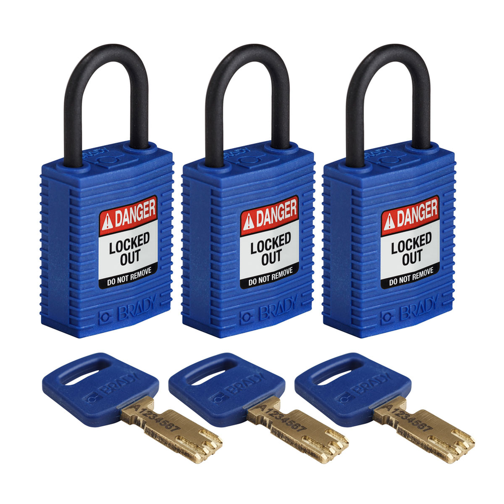 Image of Brady CPT-BLU-25PL-KA3PK