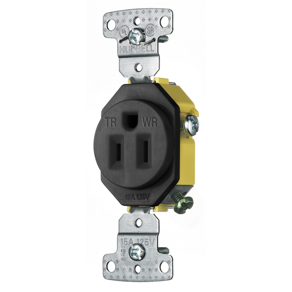 Image of Hubbell Wiring Device-Kellems RR151BKWRTR