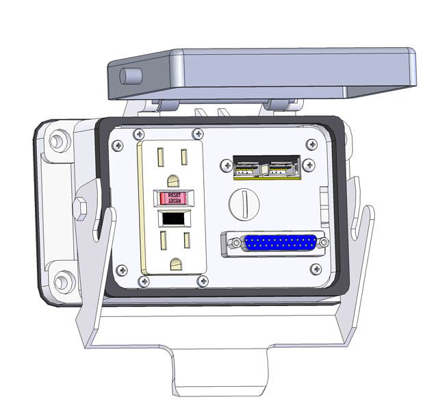 Image of Mencom GF-DB25-USB-NR-48