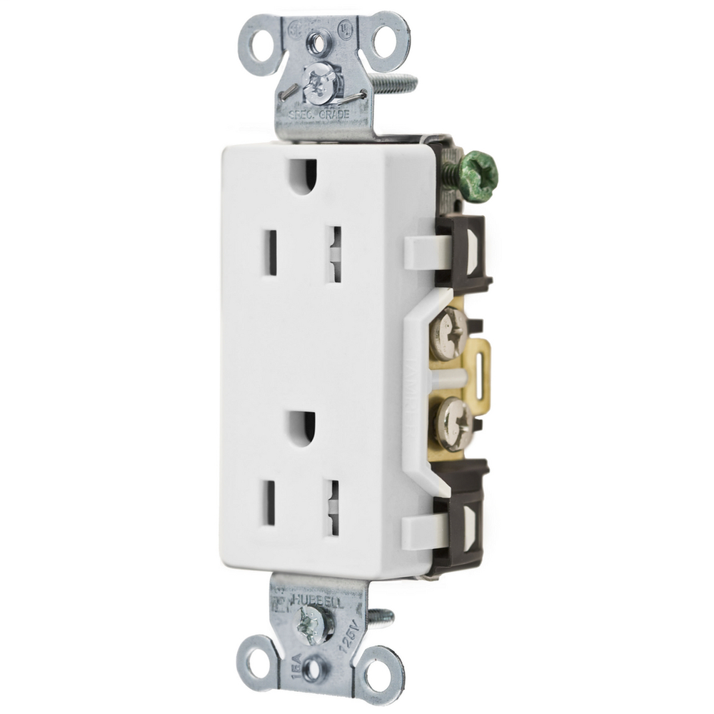 Image of Hubbell Wiring Device-Kellems DR15WHITR