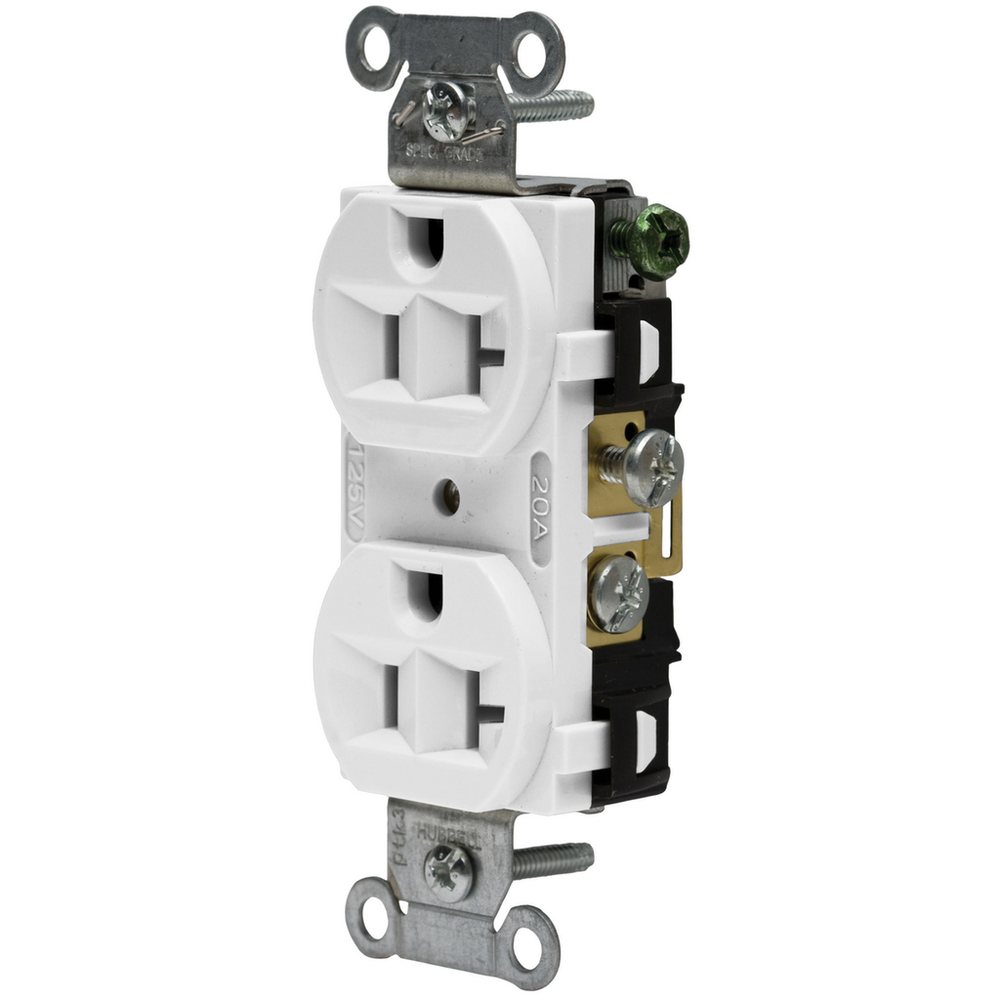 Image of Hubbell Wiring Device-Kellems CRF20WHI