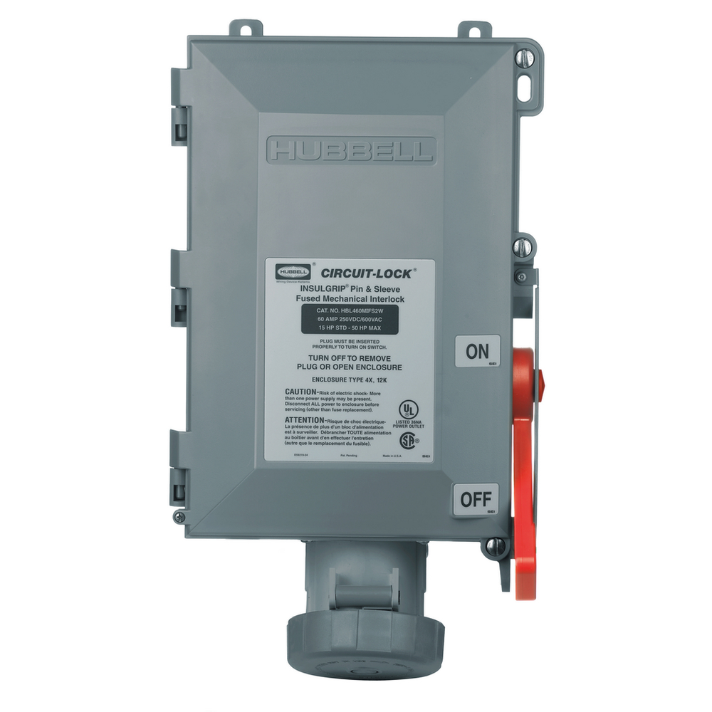 Image of Hubbell Wiring Device-Kellems HBL460MIS2W