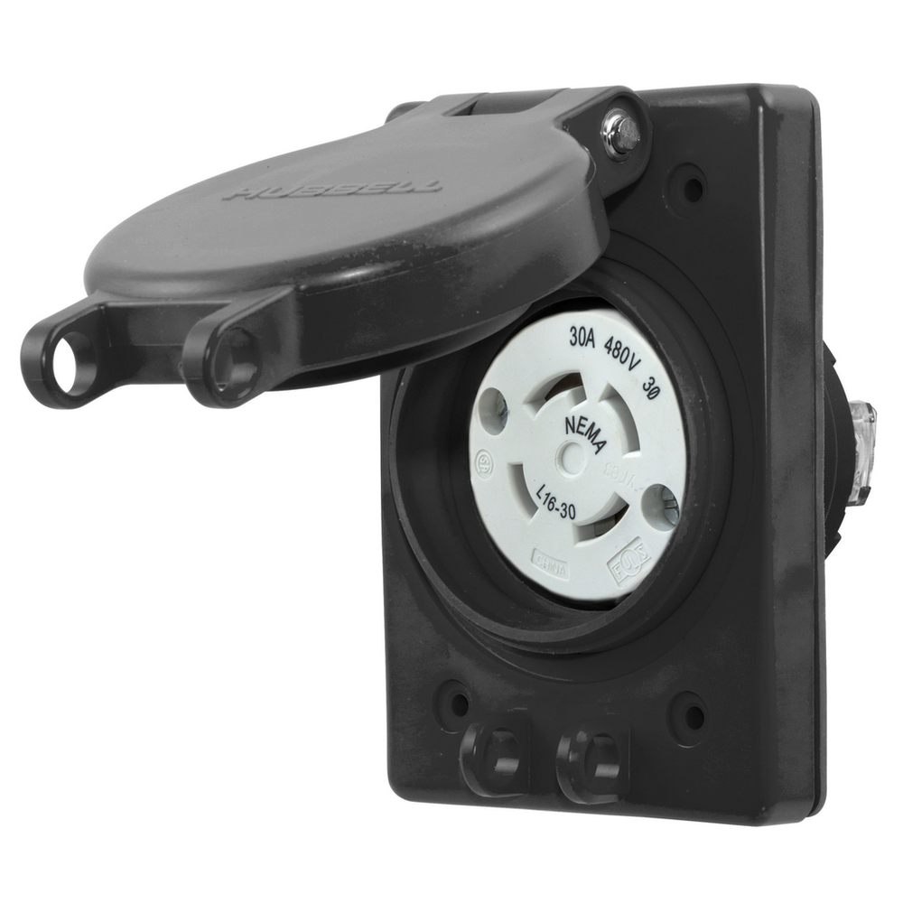 Image of Hubbell Wiring Device-Kellems HBL69W76BK