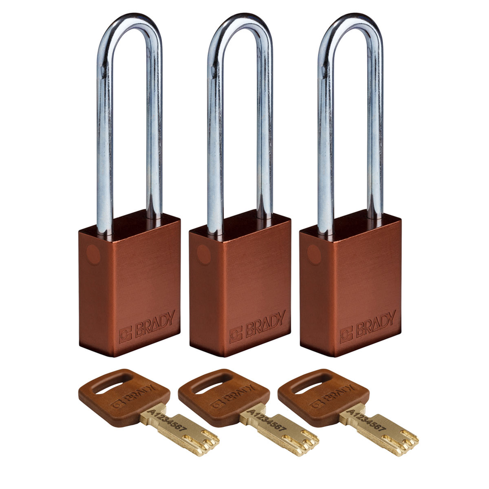 Image of Brady ALU-BRN-76ST-KA3PK