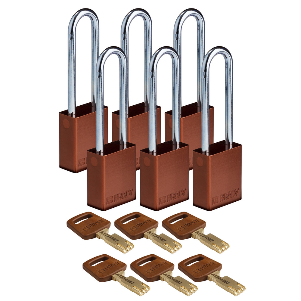 Image of Brady ALU-BRN-76ST-KD6PK