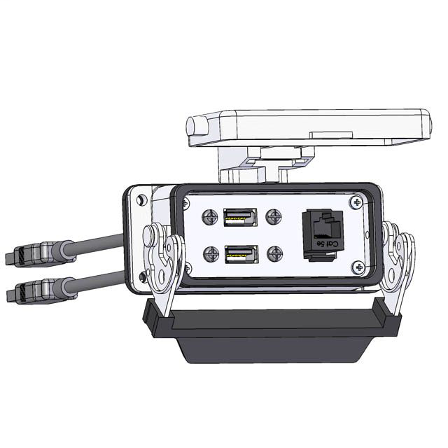 Image of Mencom RJ45-2USB-06-16LS