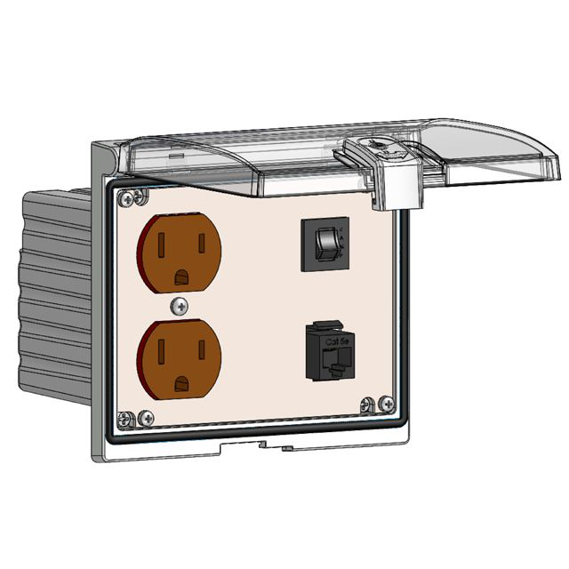 Image of Mencom LP3-DP-RJ45-R