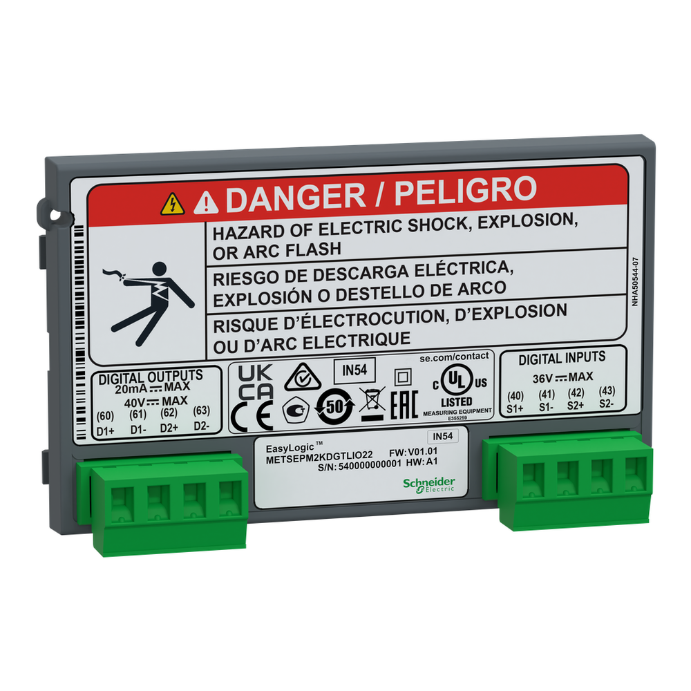 Image of Schneider Electric METSEPM2KDGTLIO22
