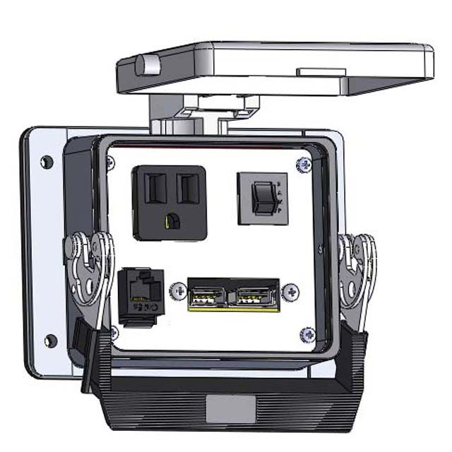 Image of Mencom DP1-RJ45-USB-R-32