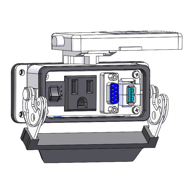 Image of Mencom DP1-DB9-USB-AFAF-R-16