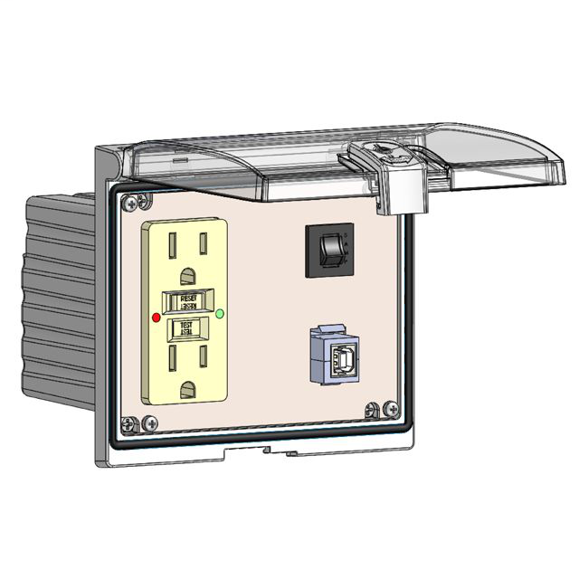 Image of Mencom LP3-GF-USB-BFAF-R