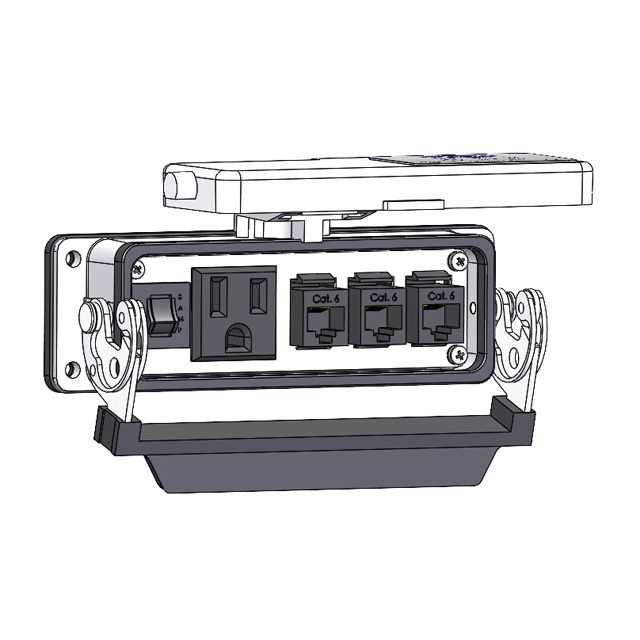 Image of Mencom DP1-3RJ45-R-24