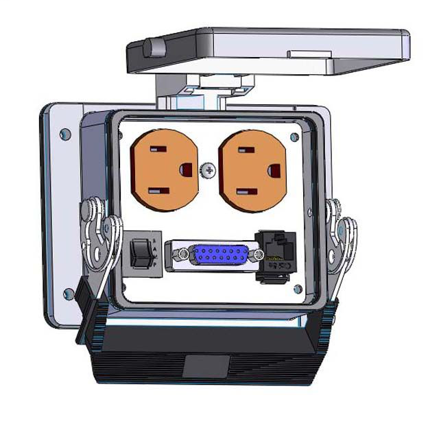 Image of Mencom DP-DB15-RJ45-R-32