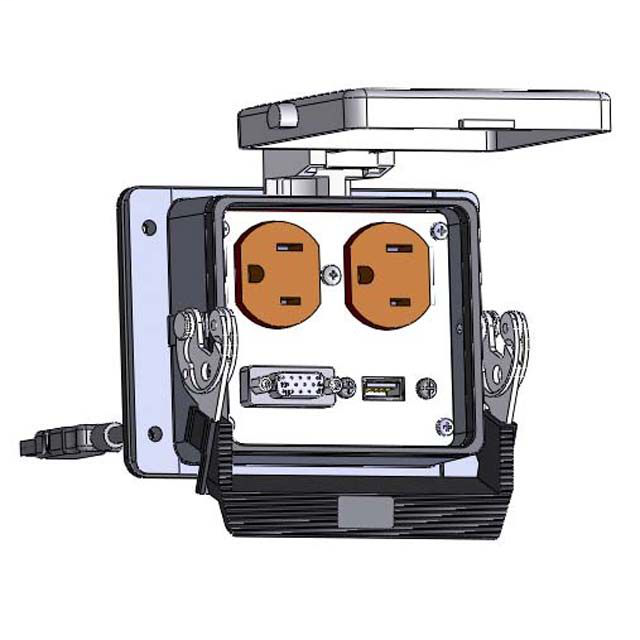 Image of Mencom DP-DDB15-USB-10-32LS
