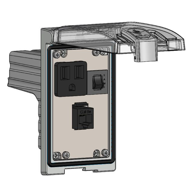 Image of Mencom LP1-DP1-RJ45-R