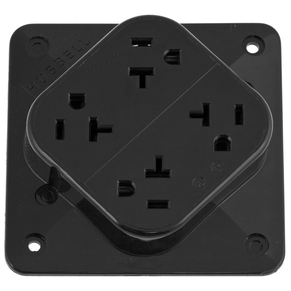 Image of Hubbell Wiring Device-Kellems HBL420BK