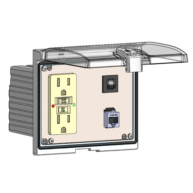 Image of Mencom LP3-GF-RJ45S-R