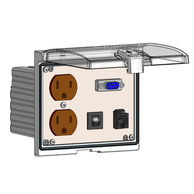 Image of Mencom LP3-DP-DB9-RJ45-R