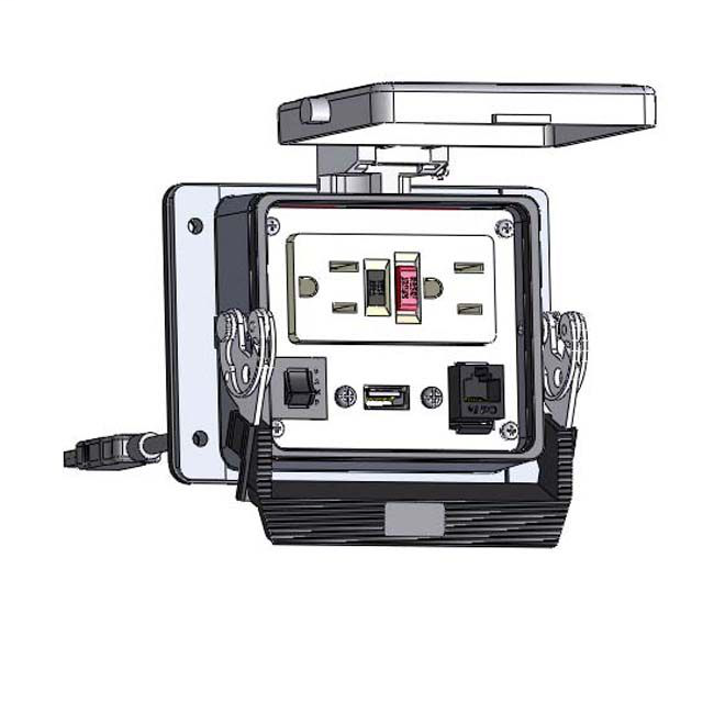 Image of Mencom GF-RJ45-USB-03-R-32