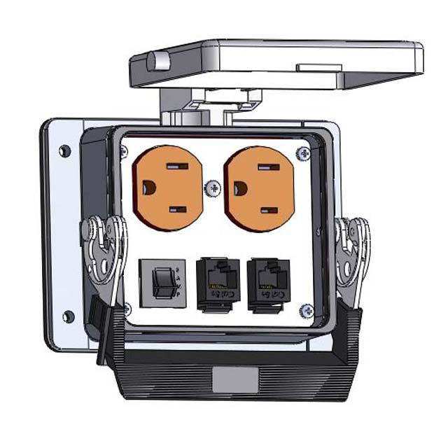 Image of Mencom DP-2RJ45-R-32