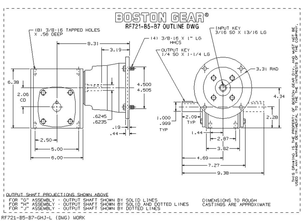 Image of Boston Gear RF721-20-B5-J
