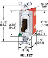 Image of Hubbell Wiring Device-Kellems HBL1223WU