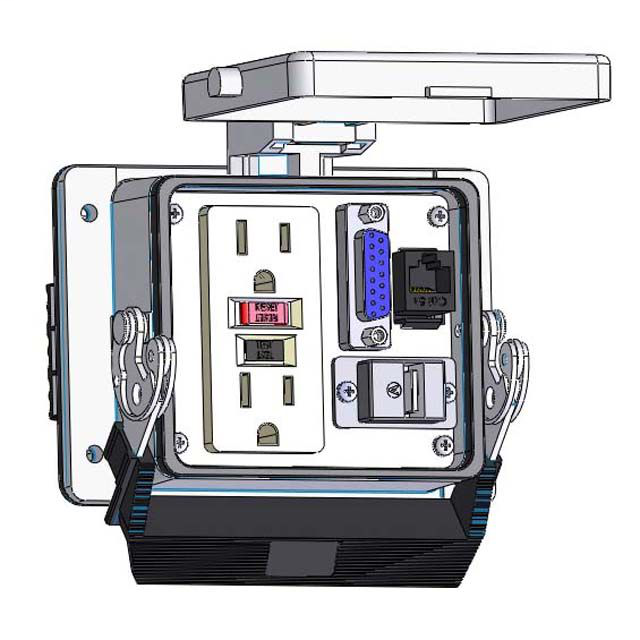 Image of Mencom GF-DB15-RJ45-USB-AFBF-32