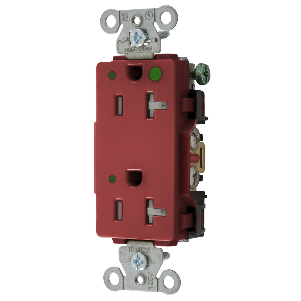Image of Hubbell Wiring Device-Kellems 2182REDLTRA