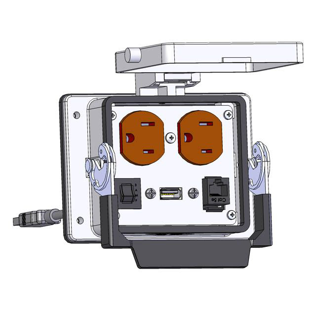 Image of Mencom DP-RJ45-USB-03-R-32