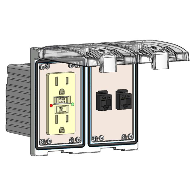 Image of Mencom LP2-GF-2RJ45