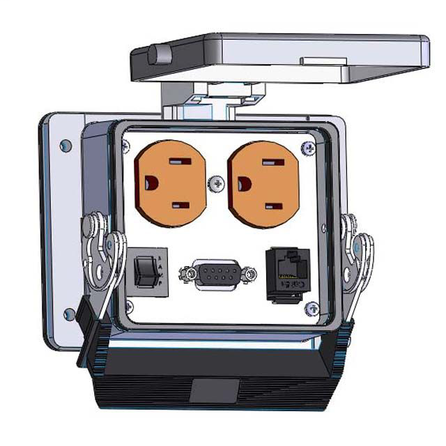 Image of Mencom DP-DB9-PC9-RJ45-R-32