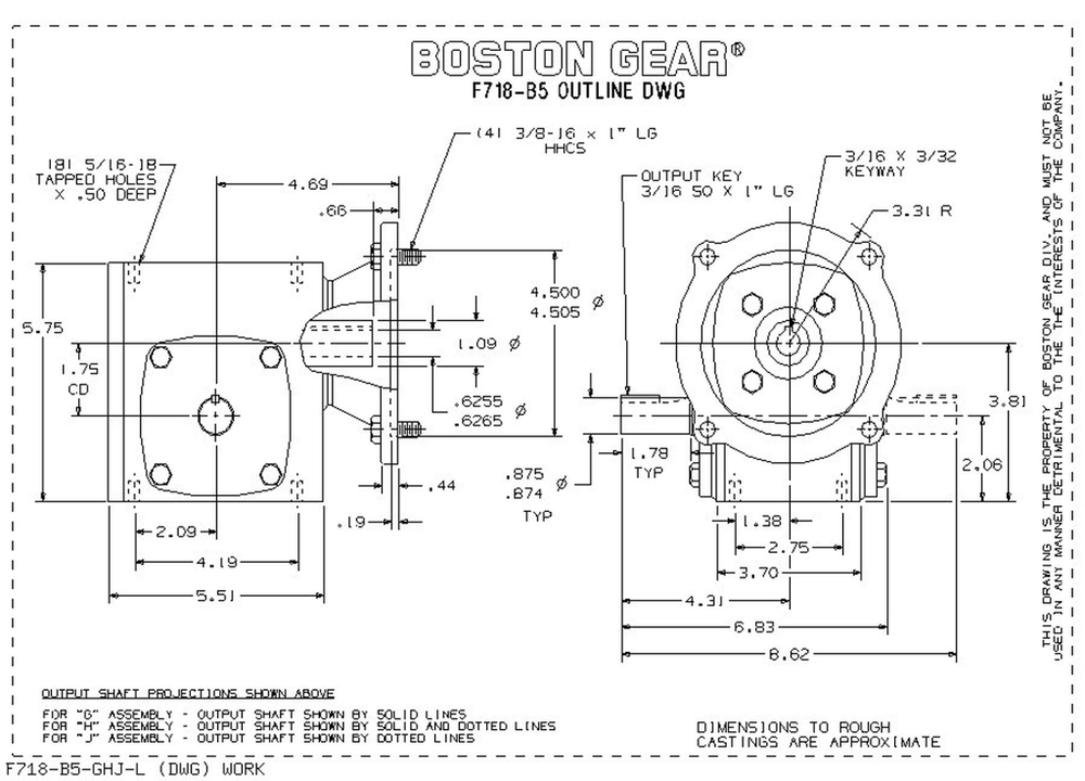 Image of Boston Gear F718-60-B5-J