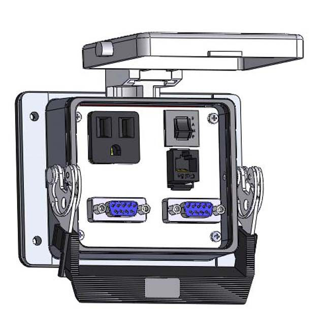 Image of Mencom DP1-2DB9-RJ45-R-32
