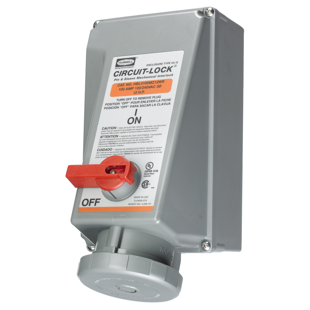Image of Hubbell Wiring Device-Kellems HBL4100MI12WR