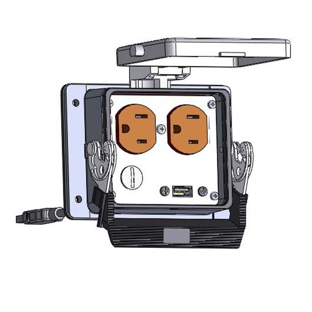 Image of Mencom DP-USB-10-NR-32